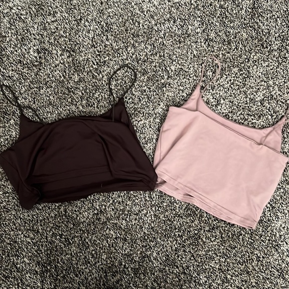 Amazon Neutral Brown & Taupe Loose Camisole Tops, worn once - Picture 4 of 4